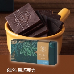 【容記】81%黑巧克力8盒裝