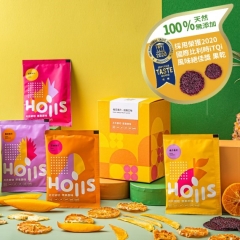 【Hoiis】有果茶(6入)+果片每日隨身包(8入) 綜合口味超值二入組