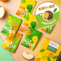 【Hoiis】有果茶每日隨身包綜合口味24入量販組 果茶純粹 果乾原片 新鮮滋味袋著走
